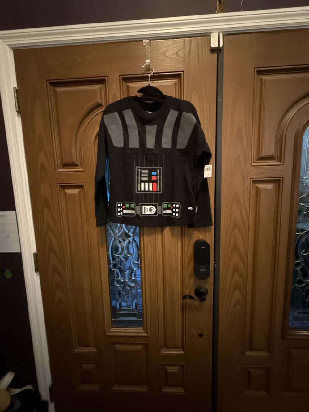 Disney Star Wars Darth Vader Spirit Jersey Boys XL Black NWT